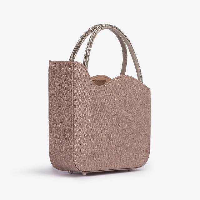 Le Silla Mini bag tessuto glitterato nude skin ACQUISTA ORA