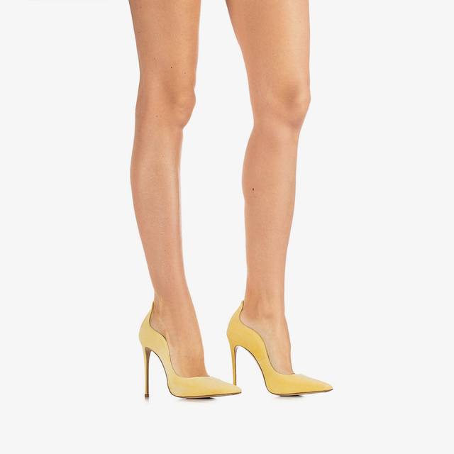 Le Silla Décolleté camoscio gialla butter Novità