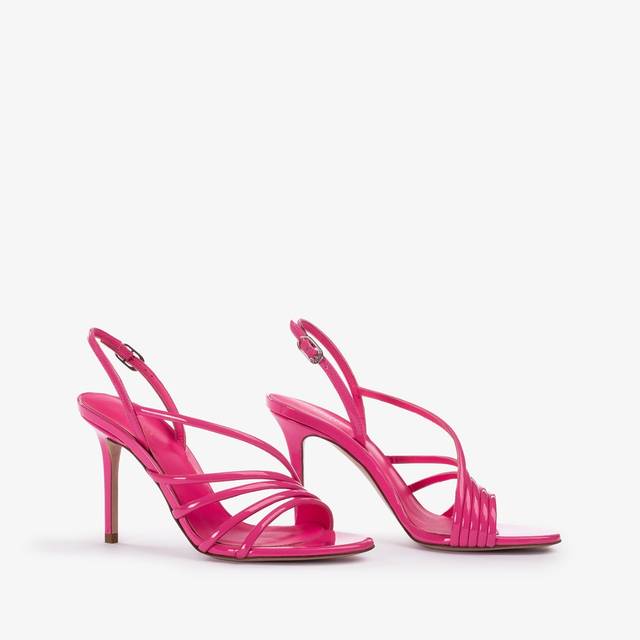 Le Silla Sandalo vernice fucsia party Outlet