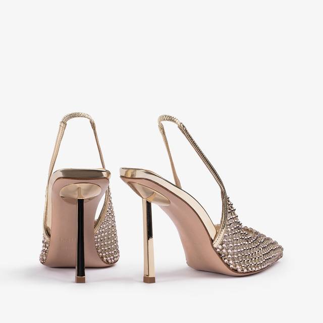 Le Silla Slingback gioiello rete platino Hotsell