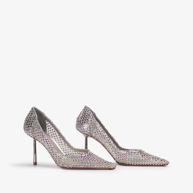 Le Silla Décolleté gioiello rete argento eclissi Vendita Calda