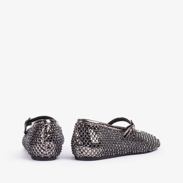Le Silla Ballerina gioiello rete peltro con Cristalli Negozio