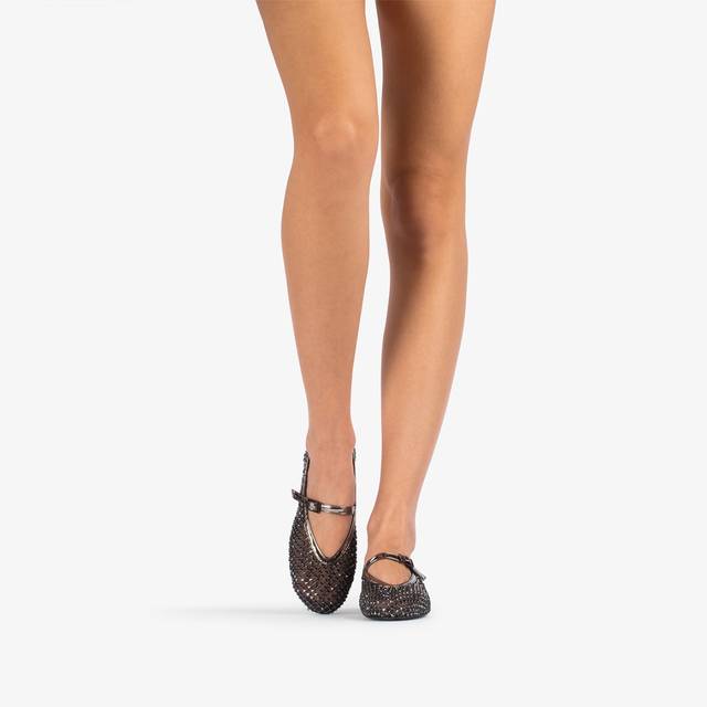 Le Silla Ballerina gioiello rete peltro con Cristalli Negozio