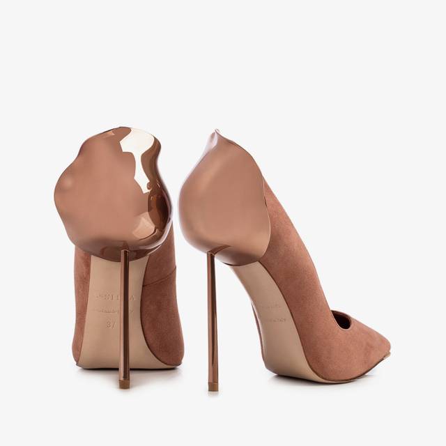 Le Silla Décolleté camoscio marrone cake Soddisfazione Garantita