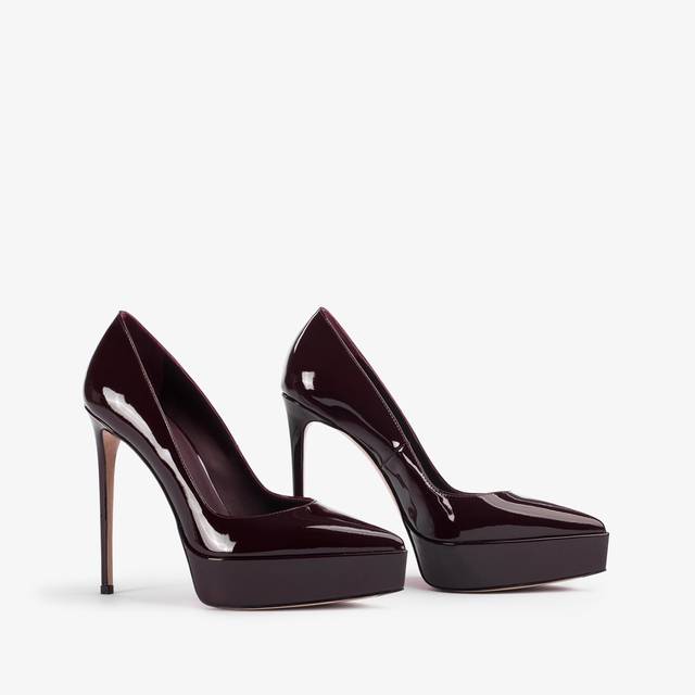 Le Silla Décolleté con plateau vernice rossa cherry Shopping Online
