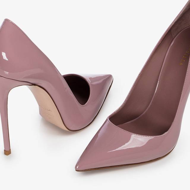 Le Silla Décolleté vernice rosa paris Novità