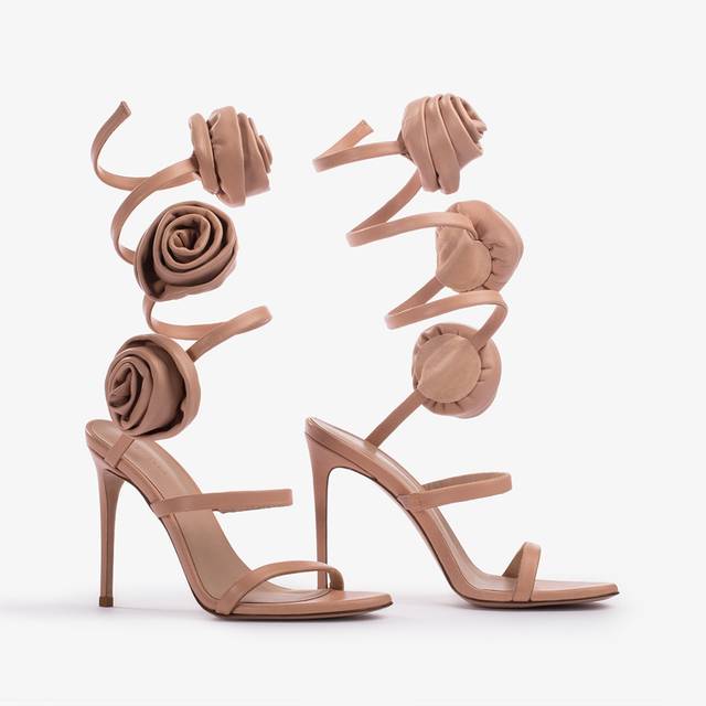Le Silla Sandalo pelle nude phard e rose Offerte