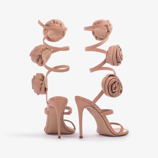 Le Silla Sandalo pelle nude phard e rose Offerte