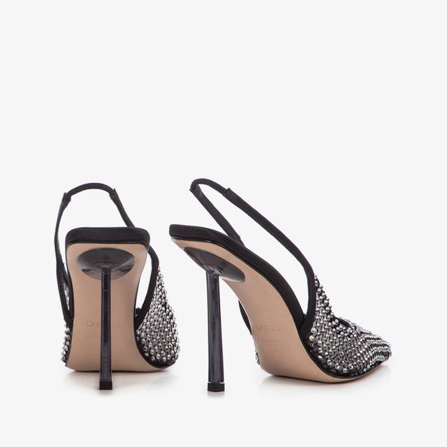 Le Silla Slingback gioiello rete nera I Più Venduti