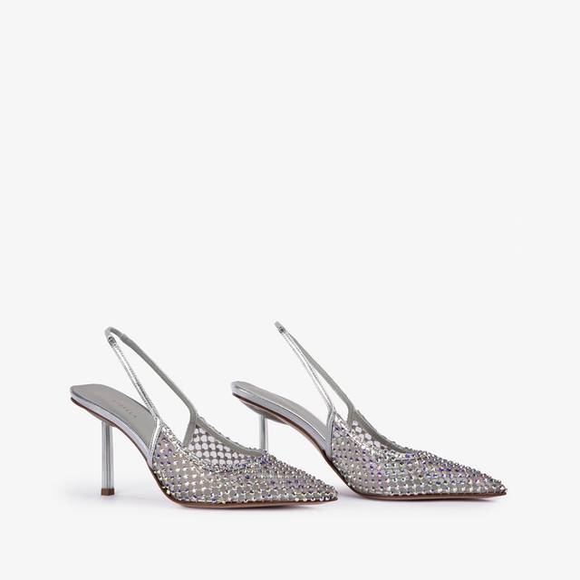 Le Silla Slingback gioiello rete argento eclissi Italia