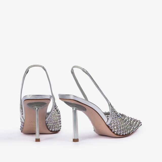 Le Silla Slingback gioiello rete argento eclissi Italia