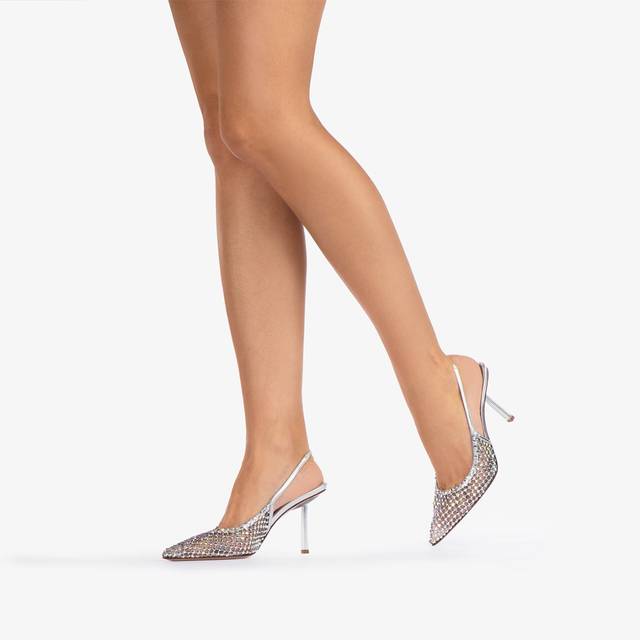 Le Silla Slingback gioiello rete argento eclissi Italia