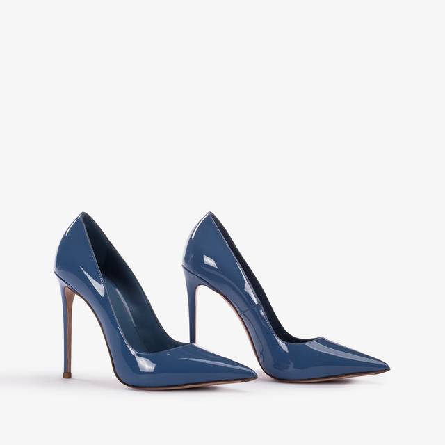 Le Silla Décolleté vernice azzurra nilo Consegna Veloce