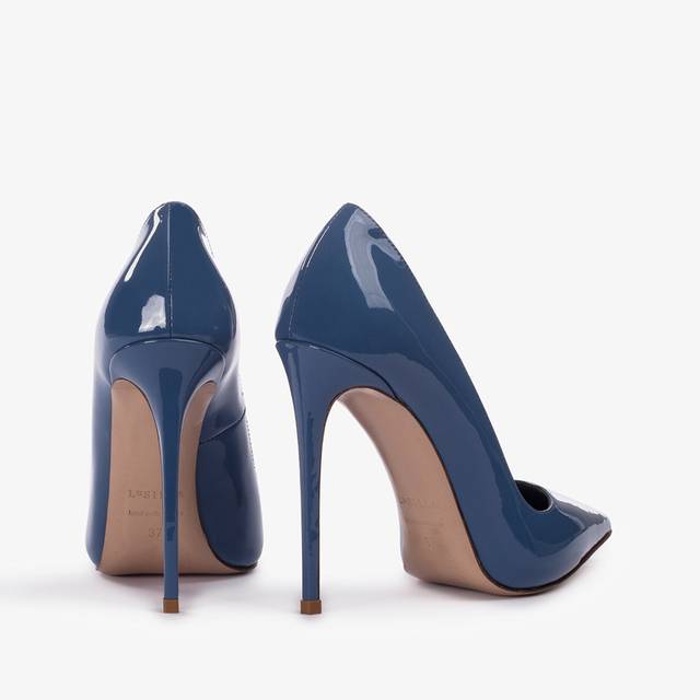 Le Silla Décolleté vernice azzurra nilo Consegna Veloce