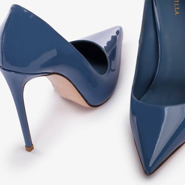 Le Silla Décolleté vernice azzurra nilo Consegna Veloce