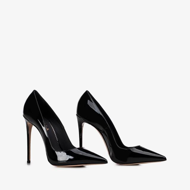 Le Silla Décolleté vernice nera Vendita Calda