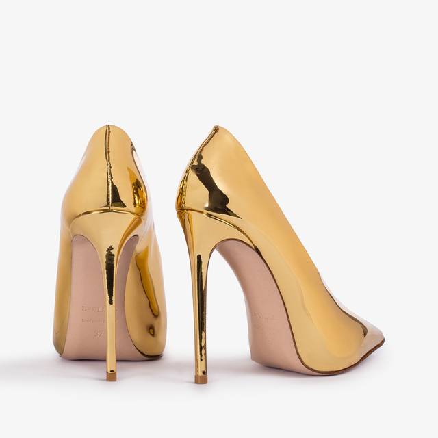 Le Silla Décolleté metallizzata oro pepita Prezzo basso