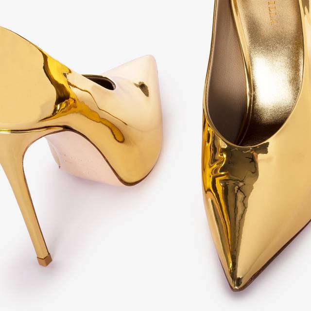 Le Silla Décolleté metallizzata oro pepita Prezzo basso