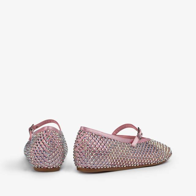 Le Silla Ballerina gioiello rete rosa dea con Cristalli iridescenti In Linea