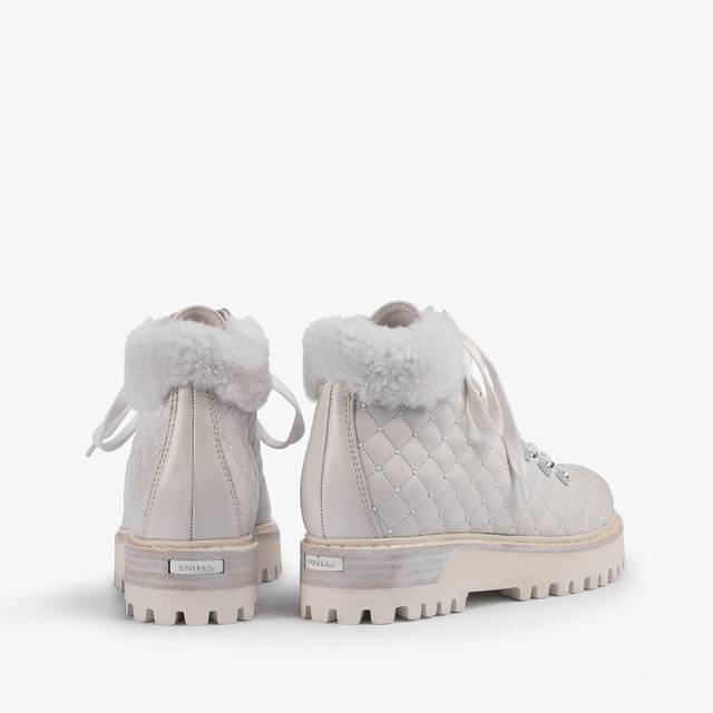 Le Silla Stivaletto trekking pelle bianco Pezzi Unici