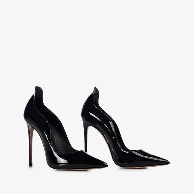 Le Silla Décolleté vernice nera Consegna Veloce
