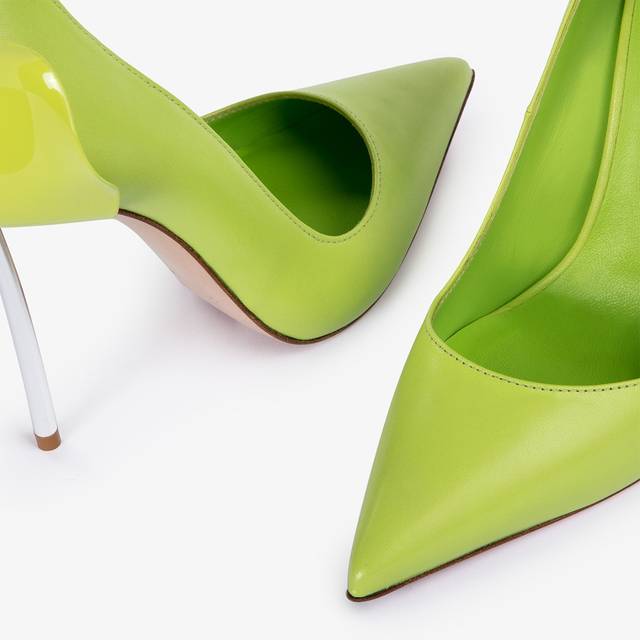 Le Silla Décolleté pelle verde apple Shopping Online