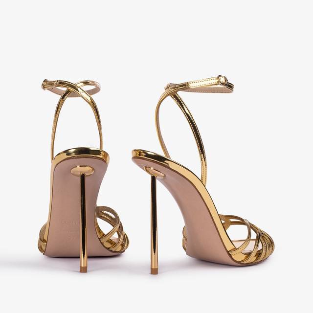 Le Silla Sandalo metallizzato oro pepita Hotsell