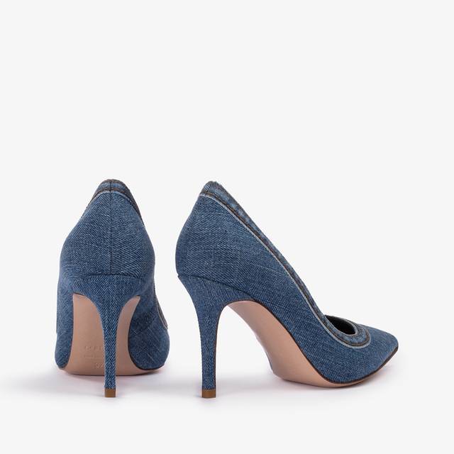 Le Silla Décolleté denim blu 2025