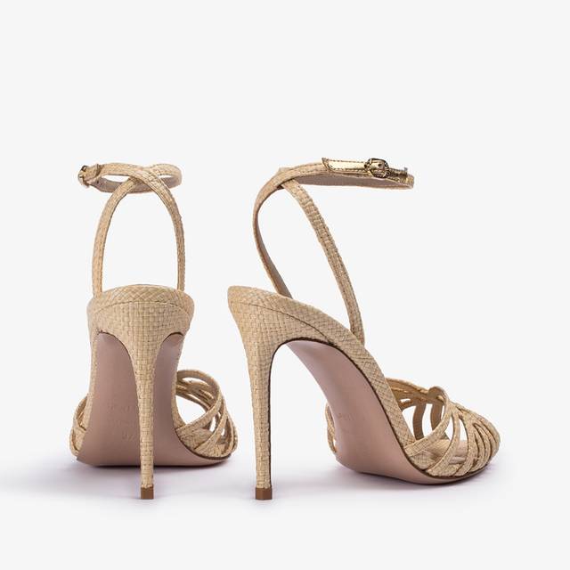 Le Silla Sandalo rafia beige naturale Pezzi Unici