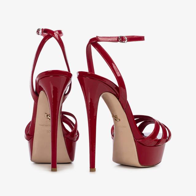 Le Silla Sandalo vernice rosso Qualità Garantita