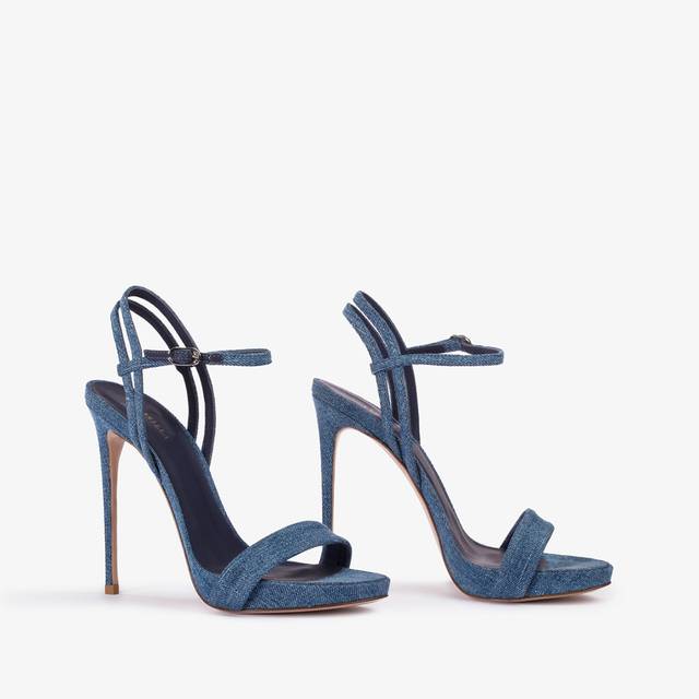 Le Silla Sandalo denim blu Prezzo Ridotto