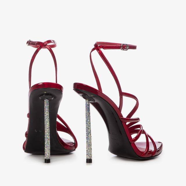 Le Silla Sandalo iridescente rosso rebel Novità