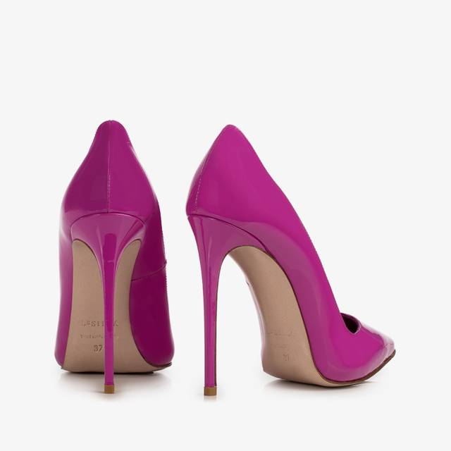 Le Silla Décolleté vernice viola orchid Saldi Di Fabbrica