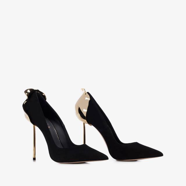 Le Silla Décolleté camoscio nera Black Friday