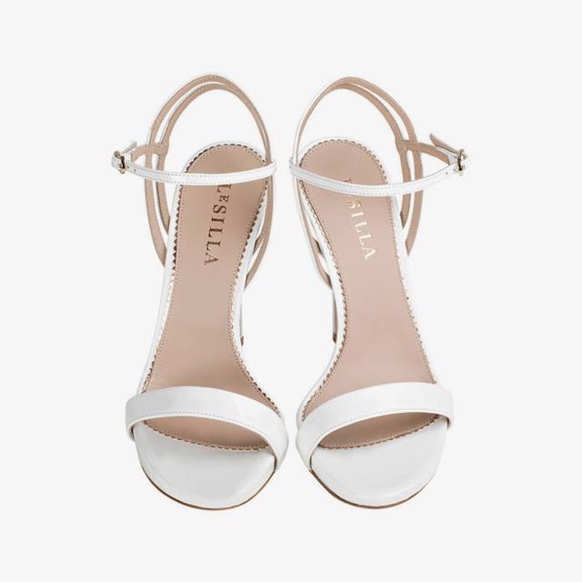 Le Silla Sandalo vernice bianco carta Offerta natalizia