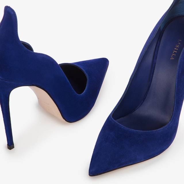 Le Silla Décolleté camoscio blu lazuli Lightning offer