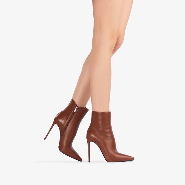 Le Silla Stivaletto nappa marrone caramel Fino al 55% di sconto