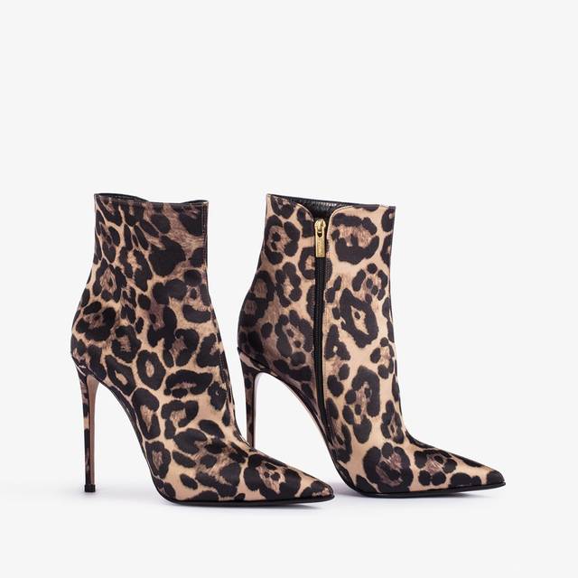 Le Silla Stivaletto raso stampa leopardo Solo un giorno rimasto