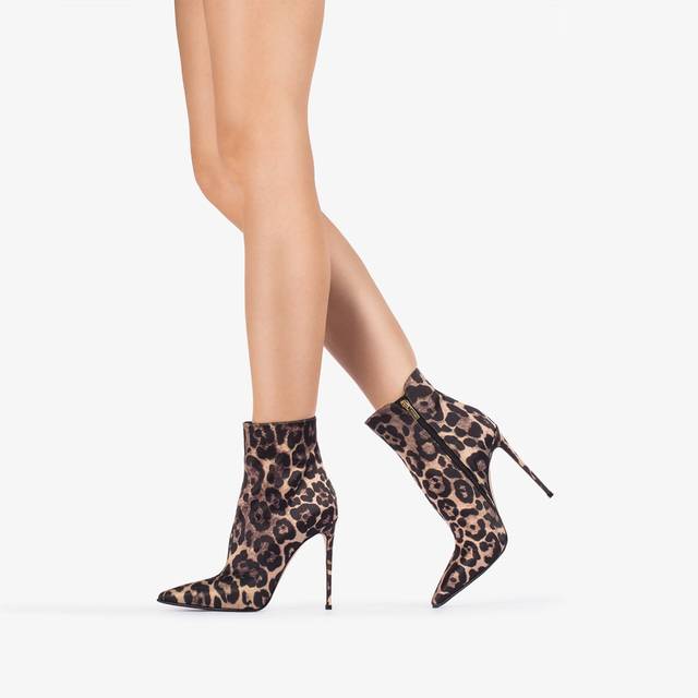 Le Silla Stivaletto raso stampa leopardo Solo un giorno rimasto