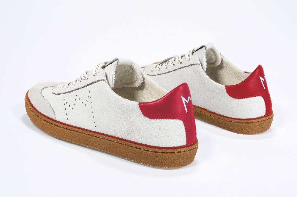 Leather Crown MODEL T | Retro Red - BASSE - Uomo Black Friday Prezzi