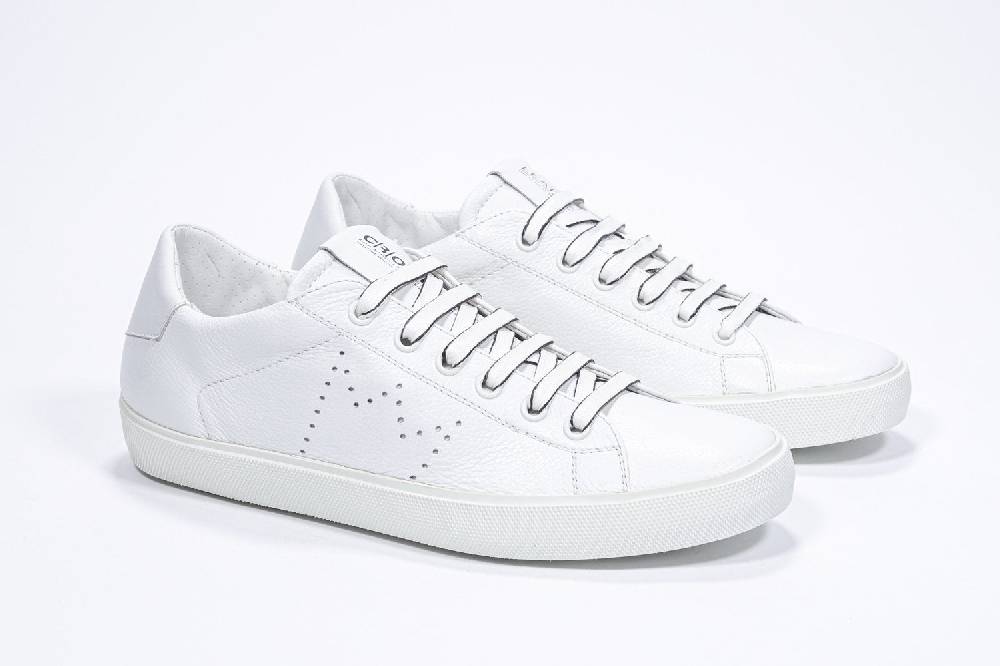Leather Crown PURE | Bianche - Basse - Uomo Pezzi Unici