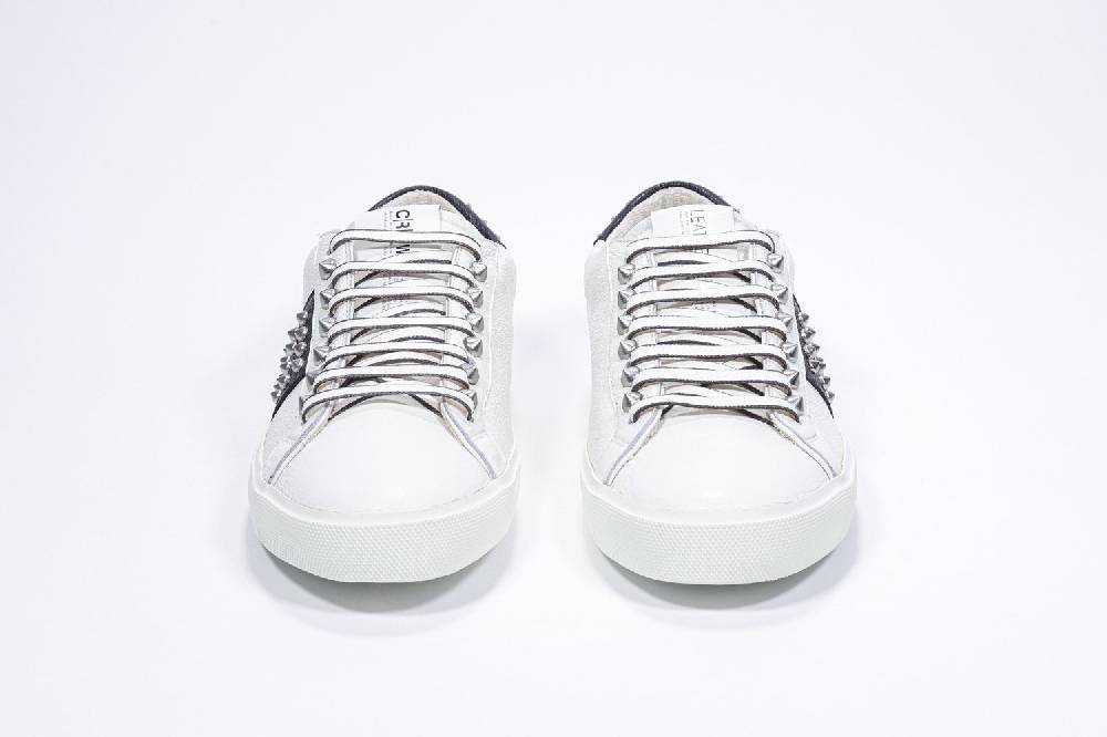 Leather Crown STUDLIGHT | Bianco e Marina - BASSE - Uomo Sconto