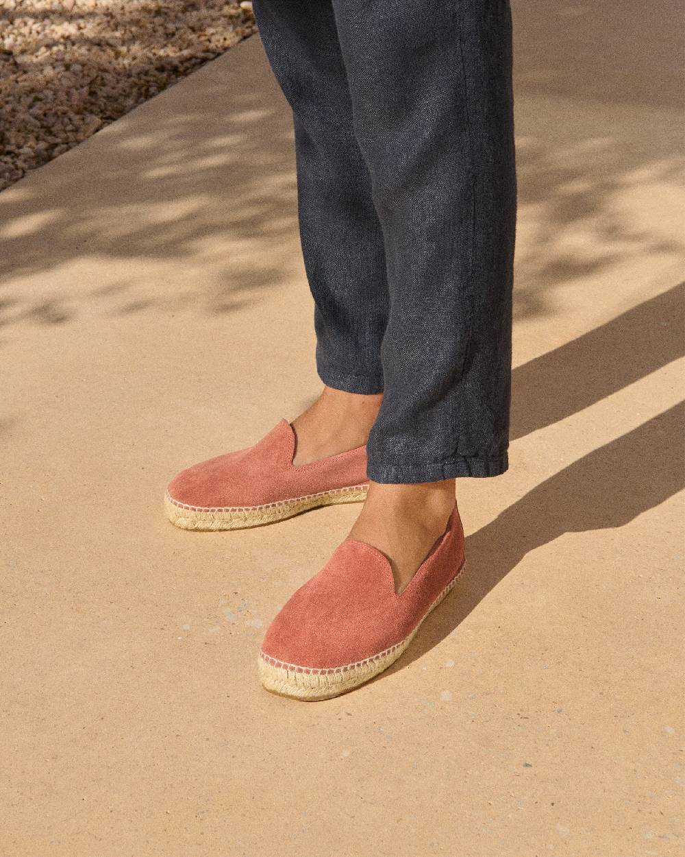 Manebí Suede Espadrilles - Hamptons Terracotta Saldi Di Fabbrica
