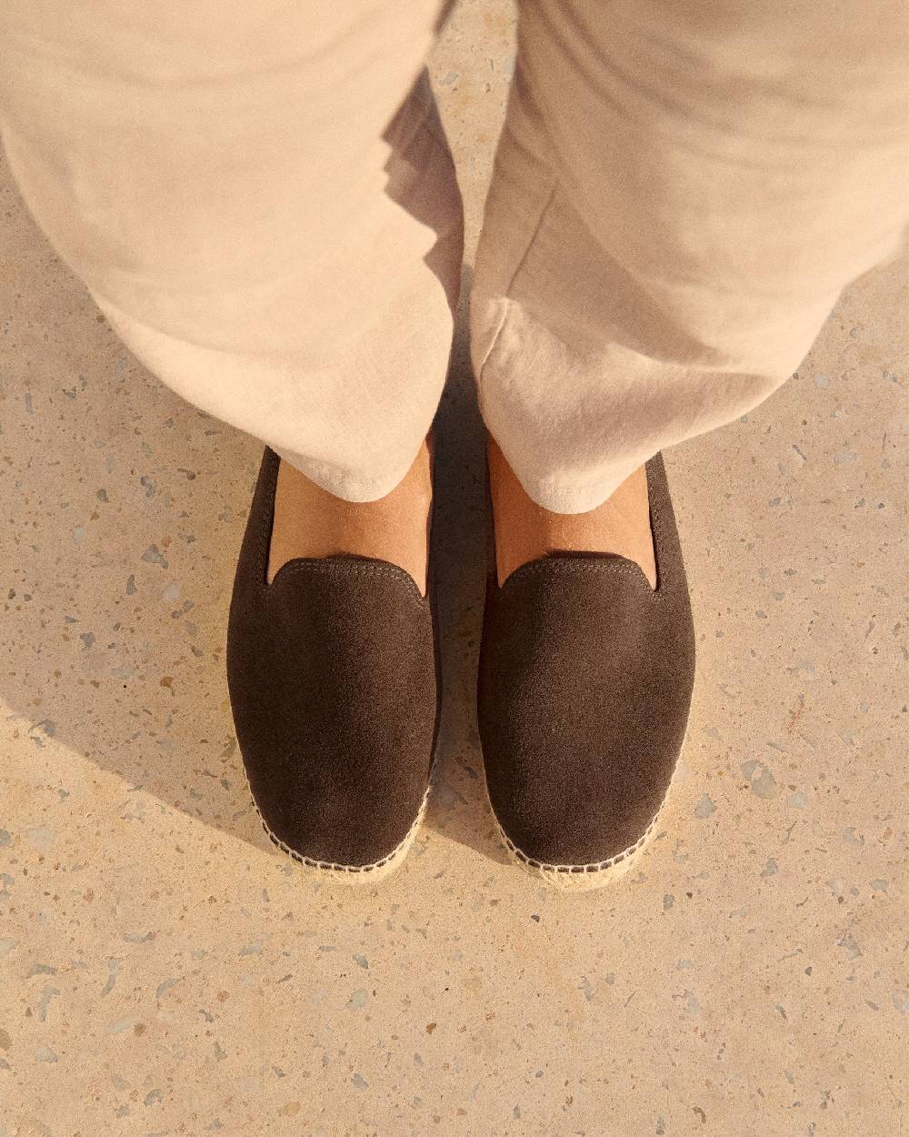 Manebí Suede Espadrilles - Cocoa Vendite Flash