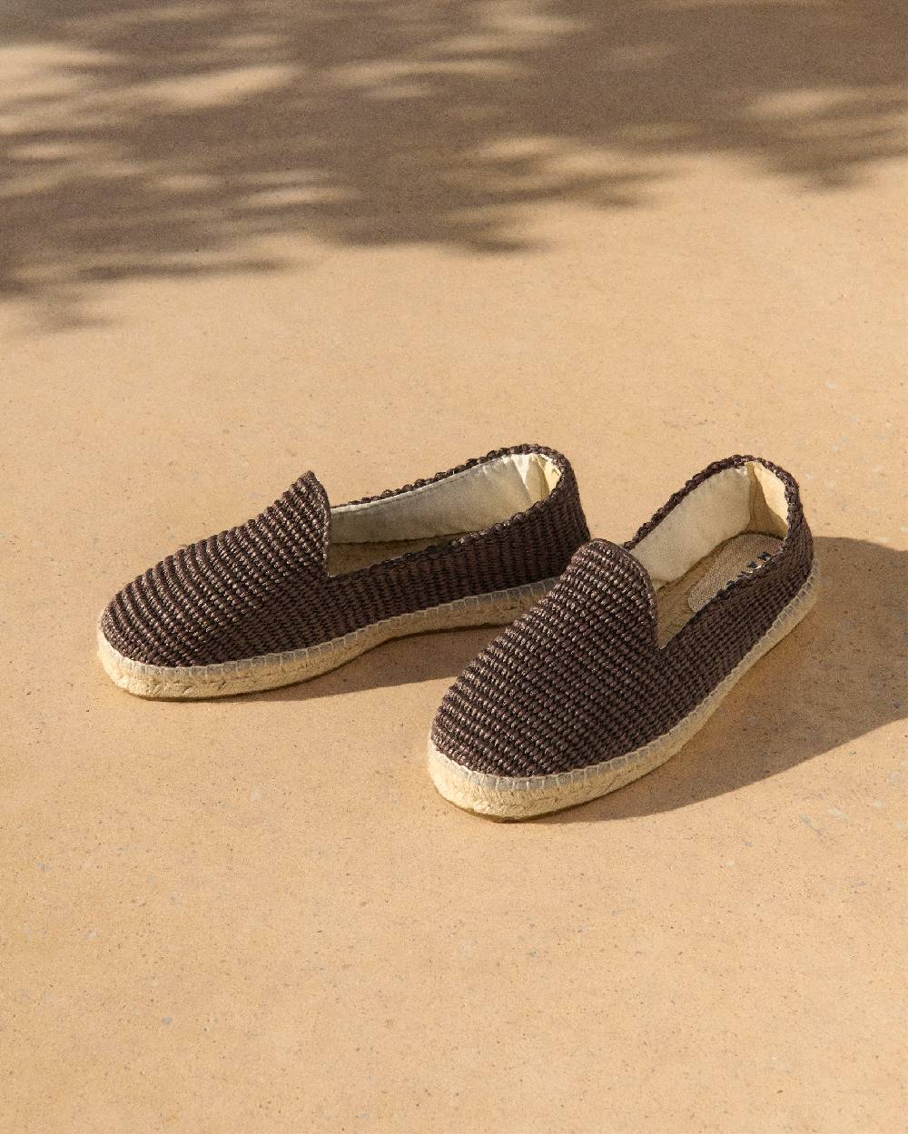 Manebí Raffia Espadrilles - Cocoa Negozio