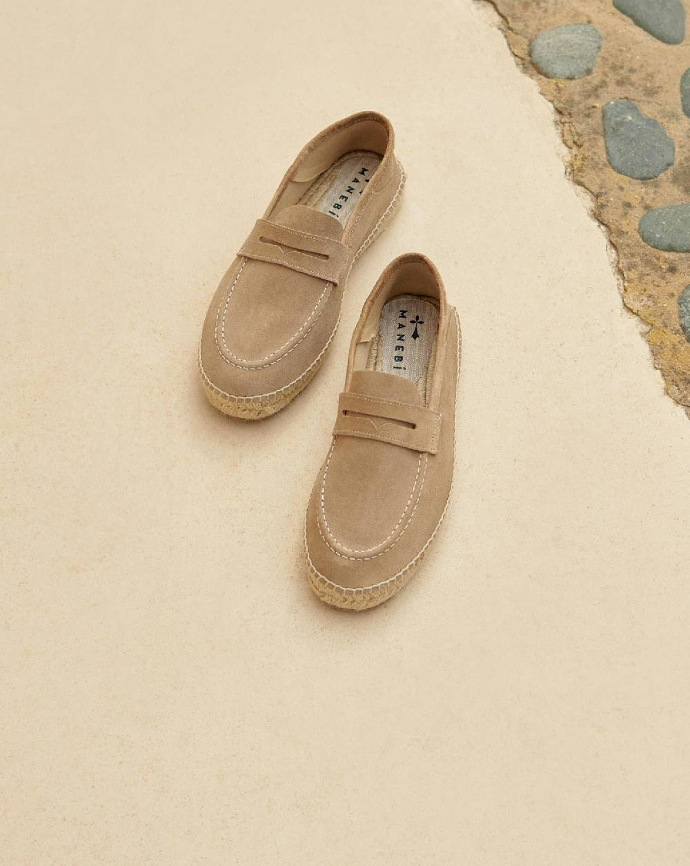 Manebí Mocassini - Hamptons - Vintage Taupe In Linea