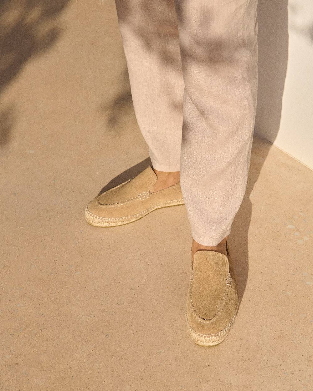 Manebí Mocassini Traveler - Hamptons - Washed Beige Vendita