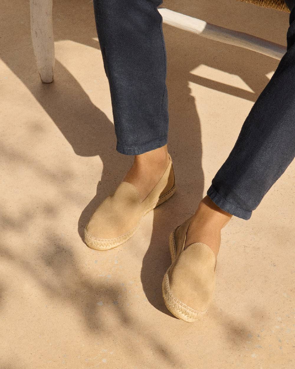 Manebí Espadrillas - Hamptons - Washed Beige Solo un giorno rimasto