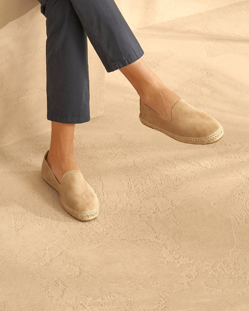 Manebí Espadrillas - Hamptons - Washed Beige Solo un giorno rimasto