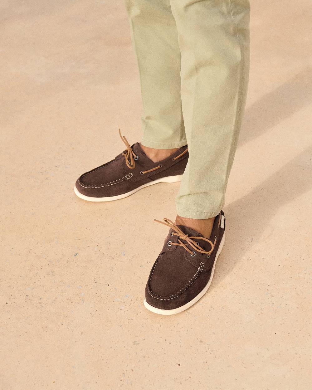 Manebí Suede Boat-Shoes - Hamptons Moka Negozi Online